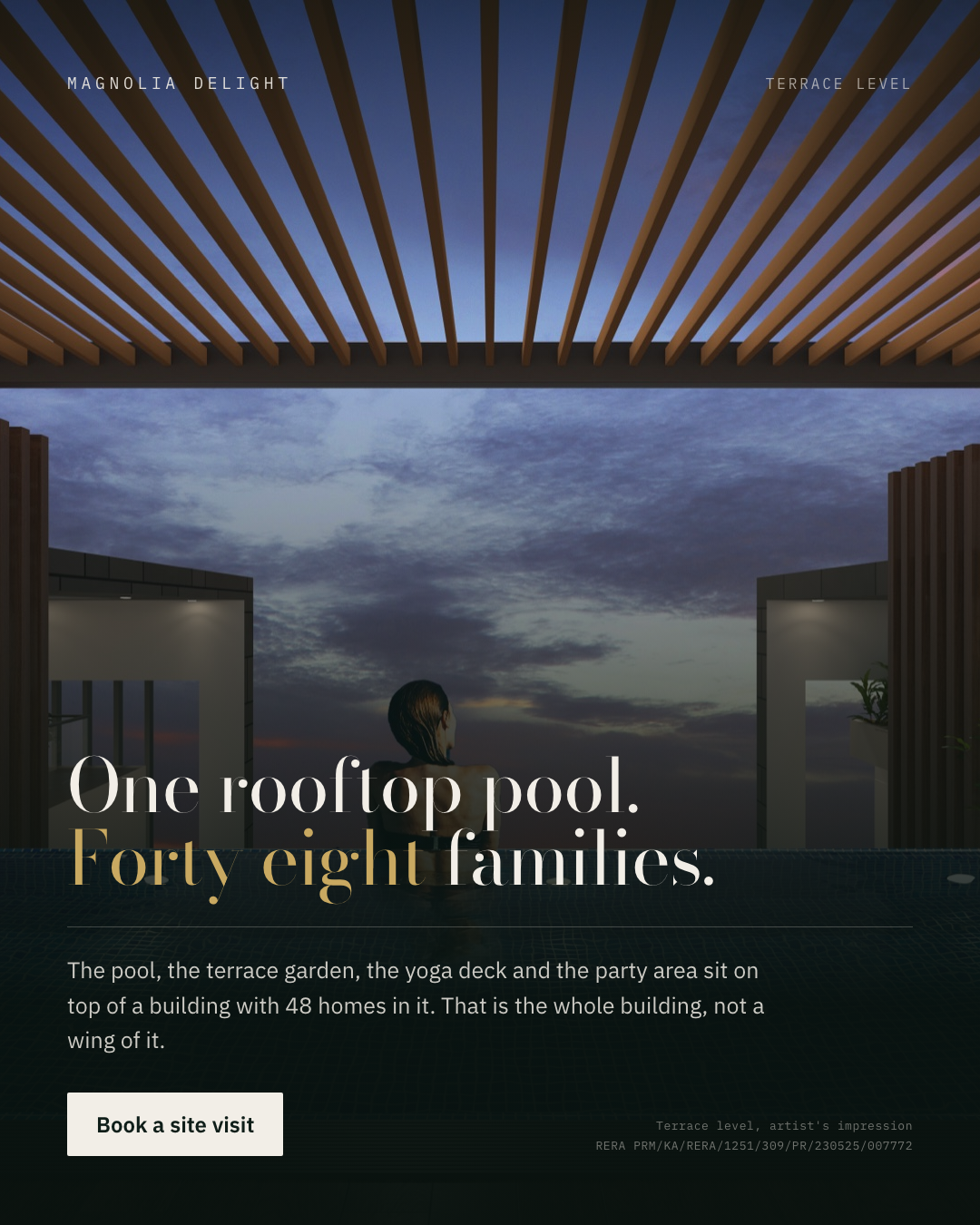 Meta 4:5, one rooftop pool forty eight families