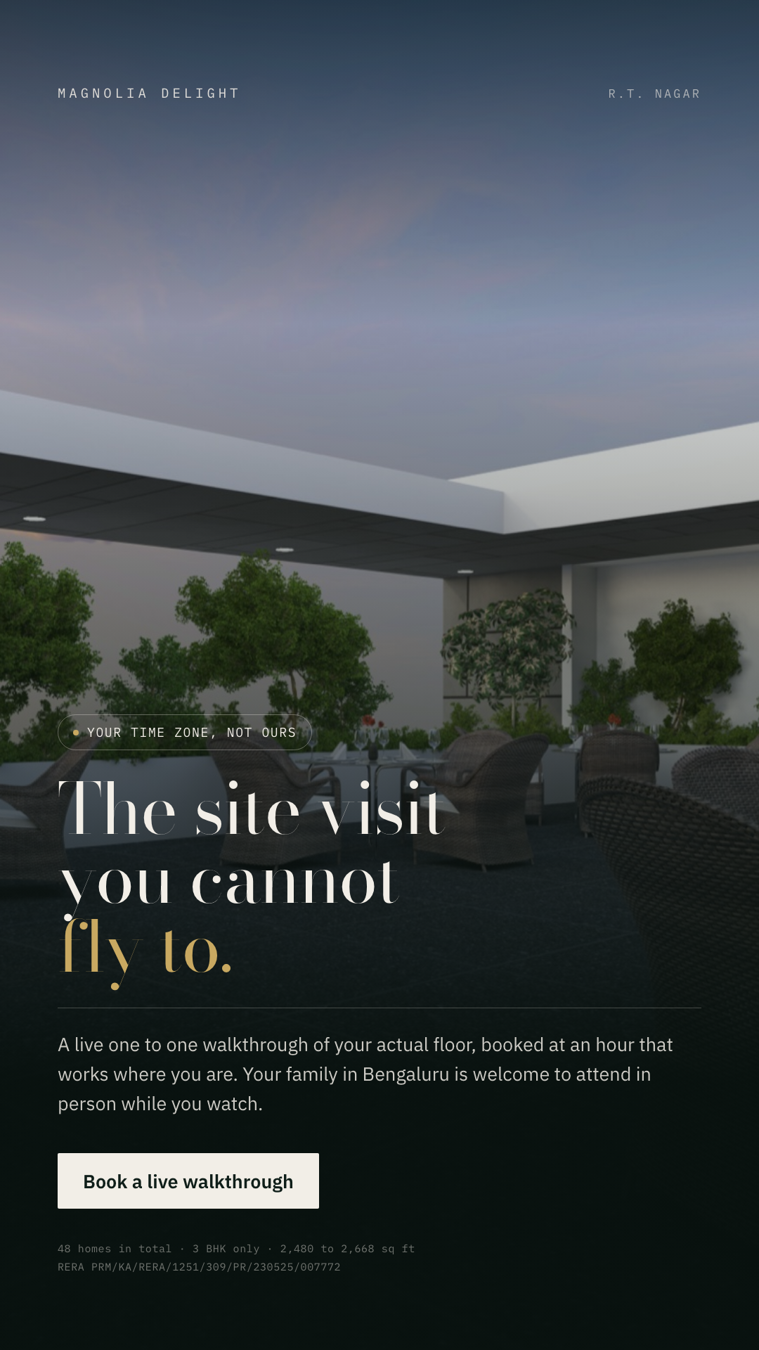 Meta 9:16, the site visit you cannot fly to