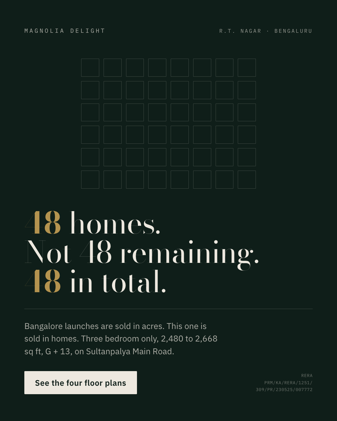 4:5 typographic, 48 homes